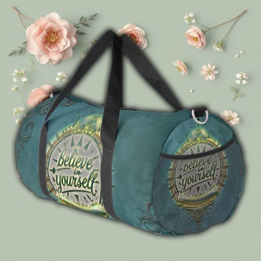 Goldene Wege glauben an sich selbst. Duffle Bag