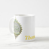 Goldene Wege glauben an sich selbst. Kaffeetasse (Vorderseite Links)