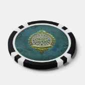 Goldene Wege glauben an sich selbst. Pokerchips (Einzeln)
