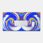 Goldene Wege Kunst Schreibtischunterlage (Tastatur & Maus)