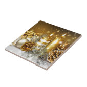 Goldene Weihnachten Fliese (Seite)