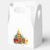 Goldene Weihnachten Geschenkschachtel (Geöffnet)