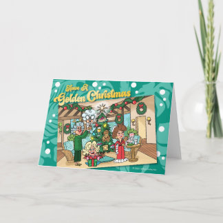Goldene Weihnachten Karte