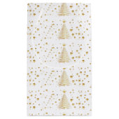 Goldene Weihnachten Kleine Geschenktüte (Rückseite)