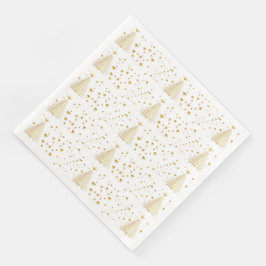 Goldene Weihnachten Serviette