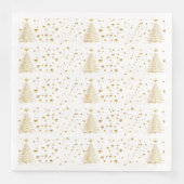 Goldene Weihnachten Serviette (Vorderseite)