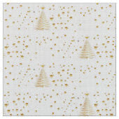 Goldene Weihnachten Stoff (Nahaufnahme)
