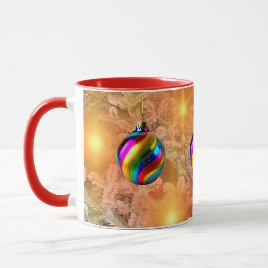 Goldene Weihnachten Tasse (Links)