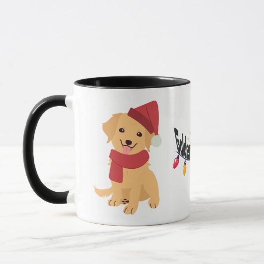 Goldene Weihnachten Tasse (Links)