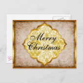 Goldene Weihnachten Traditionell (Vorne/Hinten)