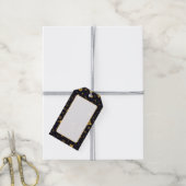 Goldene Weihnachts-Icons-Geschenkkarte Geschenkanhänger (Mit Garn)