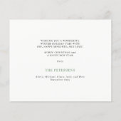 Goldene Weihnachts-Weihnachtskarte für das Foto Flyer (Hinten)