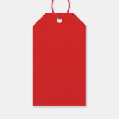 Goldene Weihnachtsananas Geschenkanhänger (Rückseite)