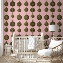 Goldene Weihnachtsbälle Tapete