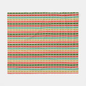 Goldene Weihnachtsbäume - Elegant und elegant Fleecedecke (Vorderseite (Horizontal))