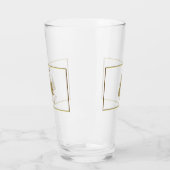 Goldene Weihnachtsbäume Glas (Links)