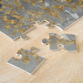 Goldene Weihnachtsbäume Puzzle (Seite)