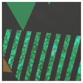 goldene Weihnachtsbäume Stoff (Nahaufnahme)