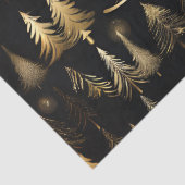 Goldene Weihnachtsbäume Wrapping Decoupage Kunstha Seidenpapier (Detail)