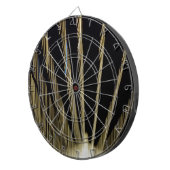 Goldene Weihnachtsbeleuchtung Dartscheibe (Vorderseite rechts)