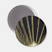 Goldene Weihnachtsbeleuchtung Magnet (Vorderseite/Rückseite)