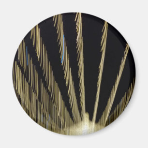 Goldene Weihnachtsbeleuchtung Magnet