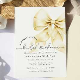 Goldene Weihnachtsdusche Einladung