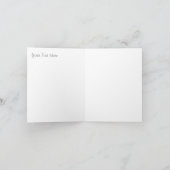 goldene Weihnachtsfeiern für schwarze Grafik Feiertagskarte (Innenseite)