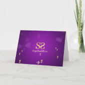 Goldene WeihnachtsGeschenkboxen Feiertagskarte (Rückseite)