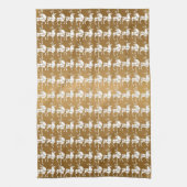Goldene Weihnachtshandtücher Handtuch (Vertikal)