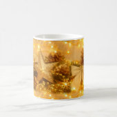 Goldene Weihnachtskaffee-Tasse Kaffeetasse (Mittel)