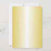 Goldene Weihnachtskerzen Einladung zum Hochzeitsfr (Rückseite)