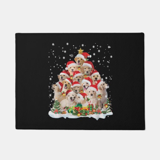 Goldene Weihnachtsprämie Fußmatte (Vorderseite)