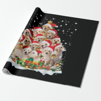 Goldene Weihnachtsprämie Geschenkpapier