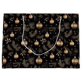 Goldene Weihnachtsschmuck Pinakothek Züst Große Geschenktüte