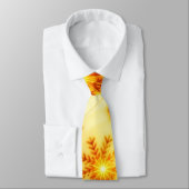 Goldene Weihnachtsschneeflocken Krawatte (Gebunden)