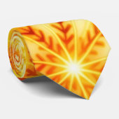 Goldene Weihnachtsschneeflocken Krawatte (Gerollt)