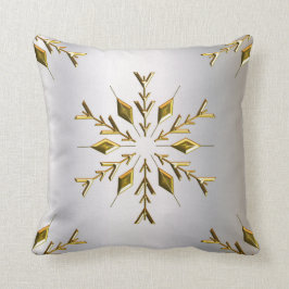 Goldene Weihnachtsstars Kissen