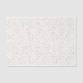 Goldene Weihnachtssymbole Seidenpapier (Vorderseite)