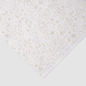 Goldene Weihnachtssymbole Seidenpapier (Ausschnitt)