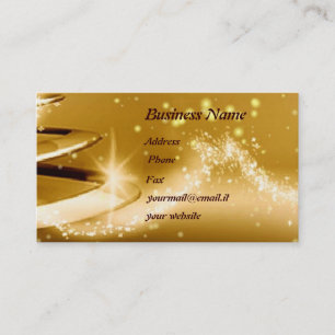 Goldene WeihnachtsVisitenkarte Visitenkarte