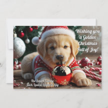 Goldene Weihnachtszeit Goldene Retriever Personali