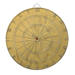 Goldene Weinrebe Faux-Finish Dartscheibe