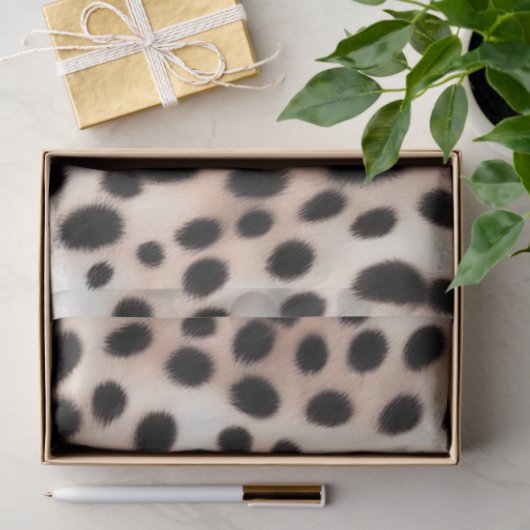 Goldene weiße Brennpunkte: Tierfutter Seidenpapier (Geschenk)