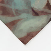 Goldene Weizenblüten Fleecedecke (Ecke)