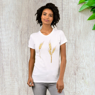 Goldene Weizenhalme Farm Ernte Getreide T-Shirt