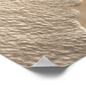 Goldene Welle Poster (Ecke)