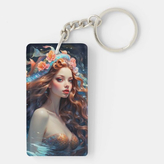 Goldene Wellen Schlüsselanhänger (Rückseite)