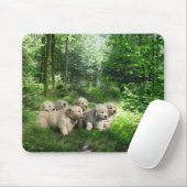 Goldene Welpen Mousepad (Mit Mouse)