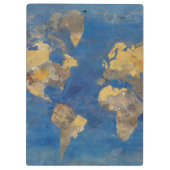 Goldene Welt Klemmbrett (Rückseite)